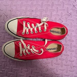 Converse Kids Bright Red Sneakers